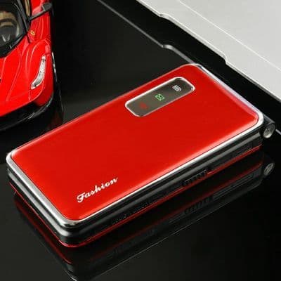 移动4G翻盖手机翻盖老人机带手电筒大声大屏大字大按键手机男女款